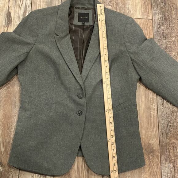 The Limited Collection Heathered Grey Blazer  Women's 14 - Picture 4 of 7